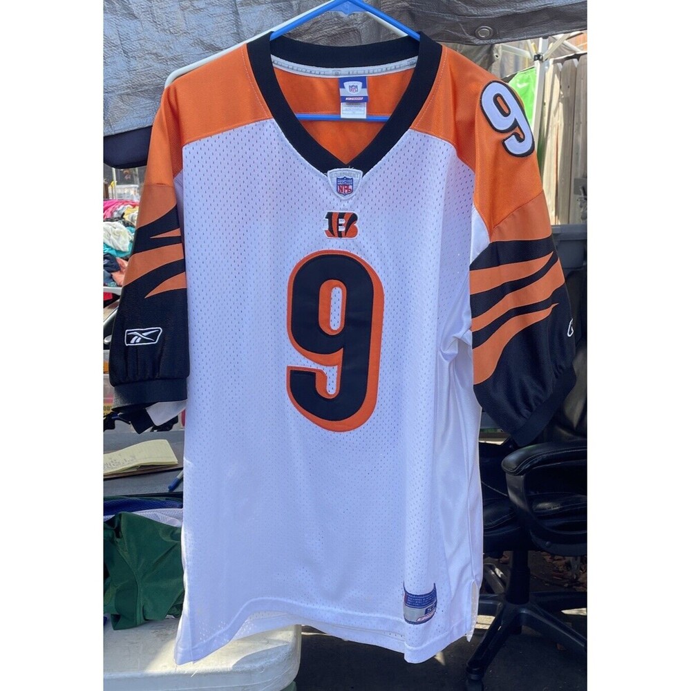 Reebok Authentic NFL Jersey Cincinnati Bengals Carson Palmer White/orange Size52